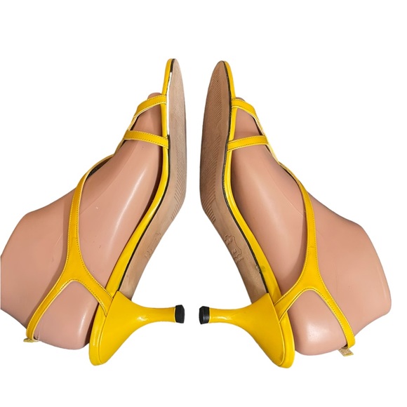 Stuart Weitzman Shoes Stuart Weitzman Mustard Yellow Strappy Heels